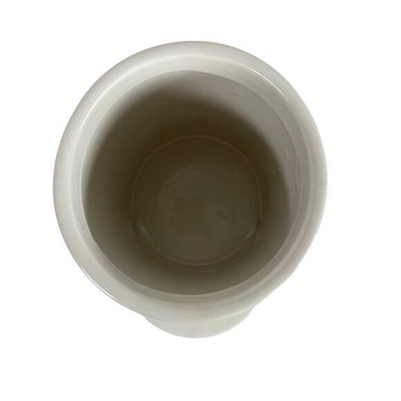 Nora Fleming Utensil Crock Pearl Dot 6.75" Retired Pottery Mini Holder - Picture 7 of 8